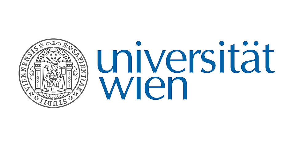 Bild: Logo der Universität Wien in blau auf weißem Grund